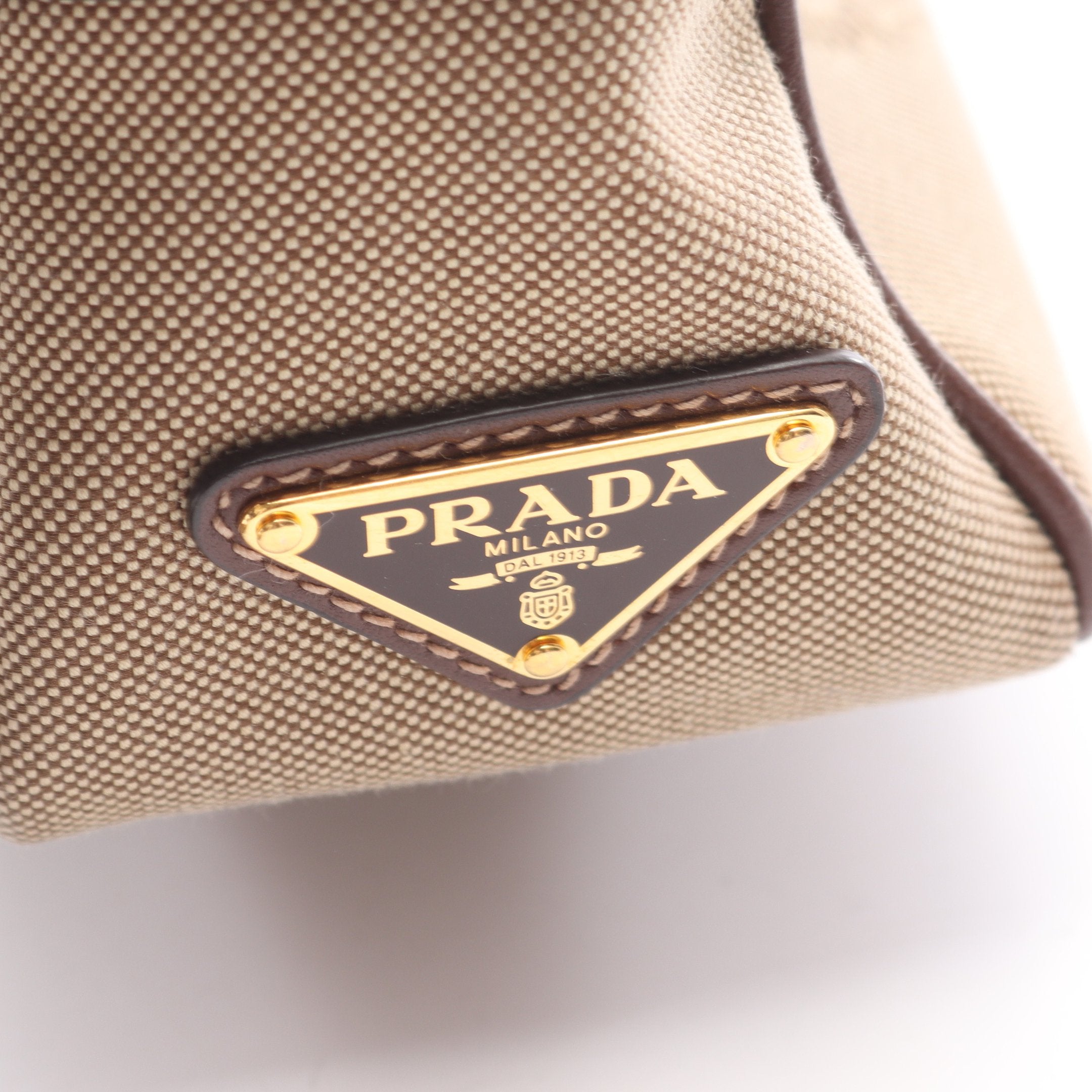 LOGO JACQUARD ロゴジャガード ショルダーバッグ キャンバス レザー