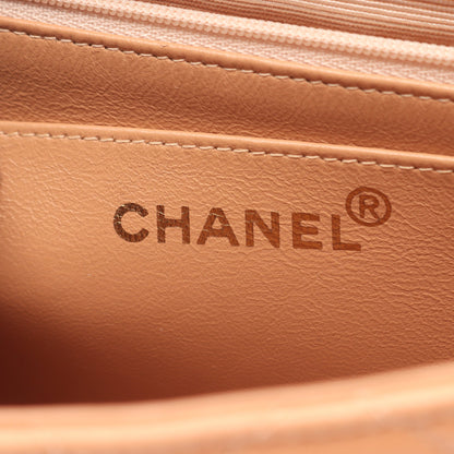 マトラッセ 親子バッグ ハンドバッグ ラムスキン コーラルオレンジ ゴールド金具 シャネル バッグ CHANEL