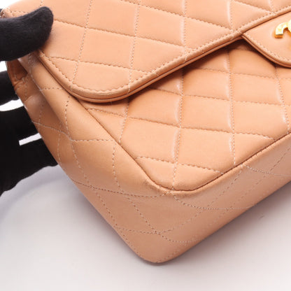 マトラッセ 親子バッグ ハンドバッグ ラムスキン コーラルオレンジ ゴールド金具 シャネル バッグ CHANEL