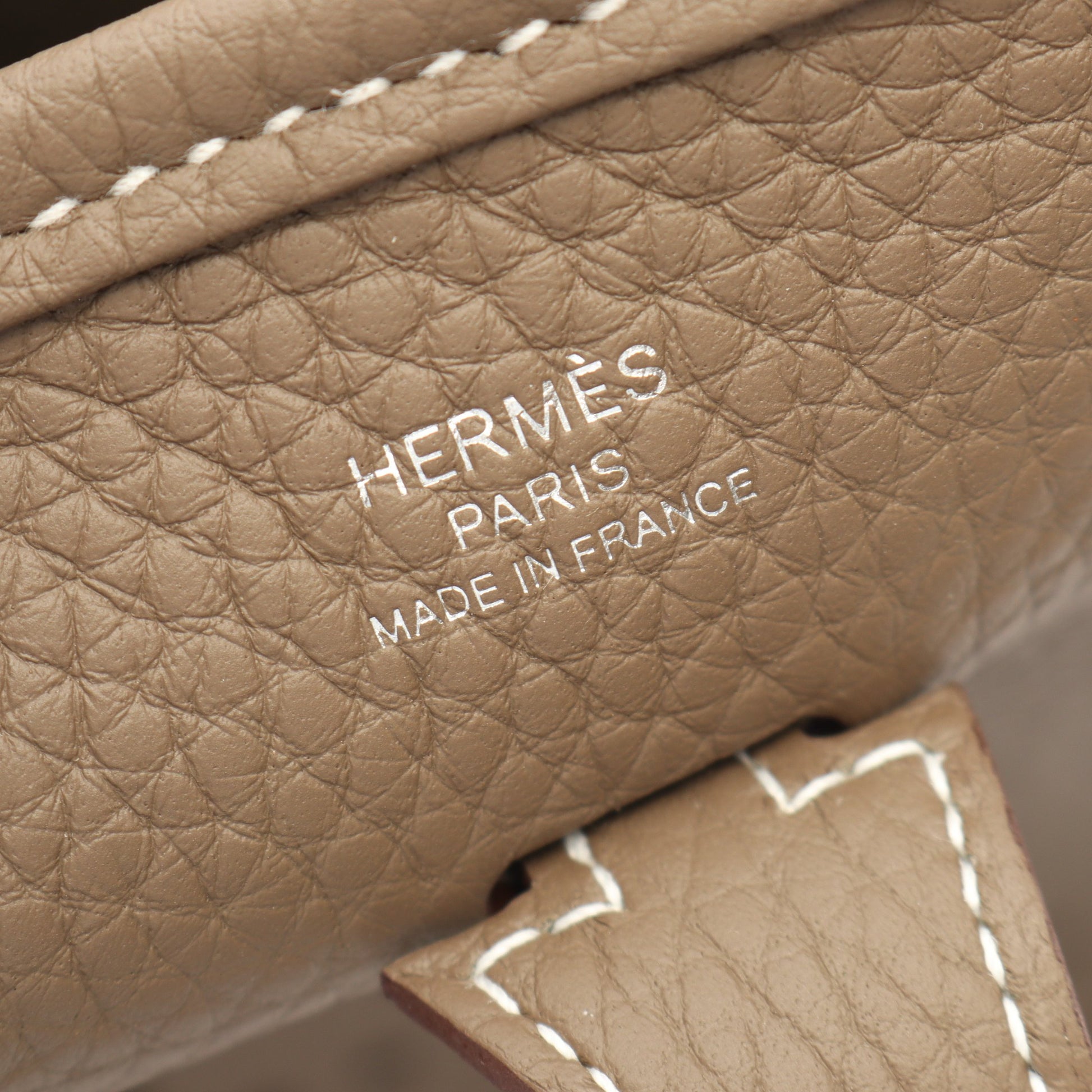 エヴリン23 エトゥープ ショルダーバッグ トリヨンクレマンス グレーベージュ シルバー金具 G刻印 エルメス バッグ HERMES