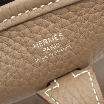 エヴリン23 エトゥープ ショルダーバッグ トリヨンクレマンス グレーベージュ シルバー金具 G刻印 エルメス バッグ HERMES