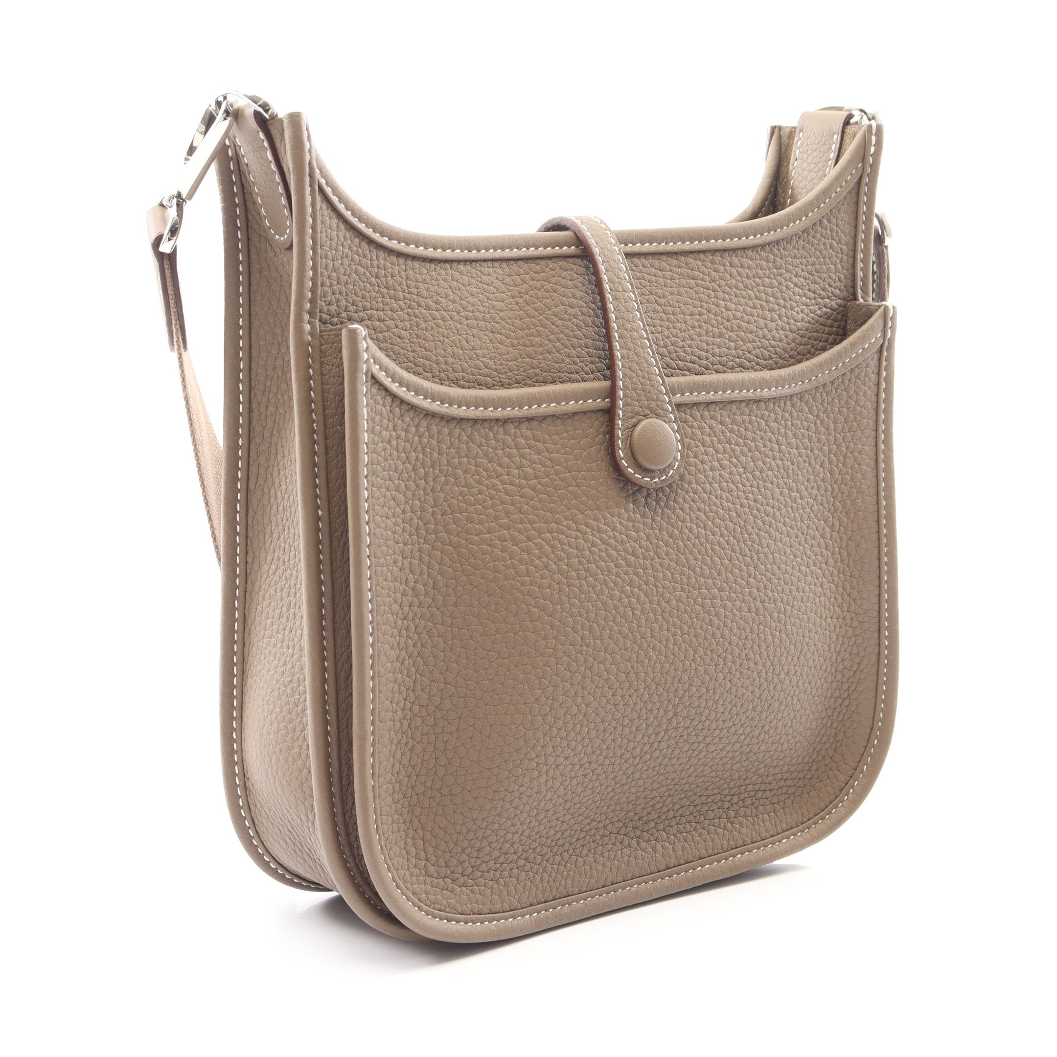エルメス HERMES エヴリン3 GM C刻 エトゥープ シルバー金具 トリヨンクレマンス レディース ショルダーバッグ エルメス エヴリンIII PM エトゥープ トリヨンクレマンス シルバー金具