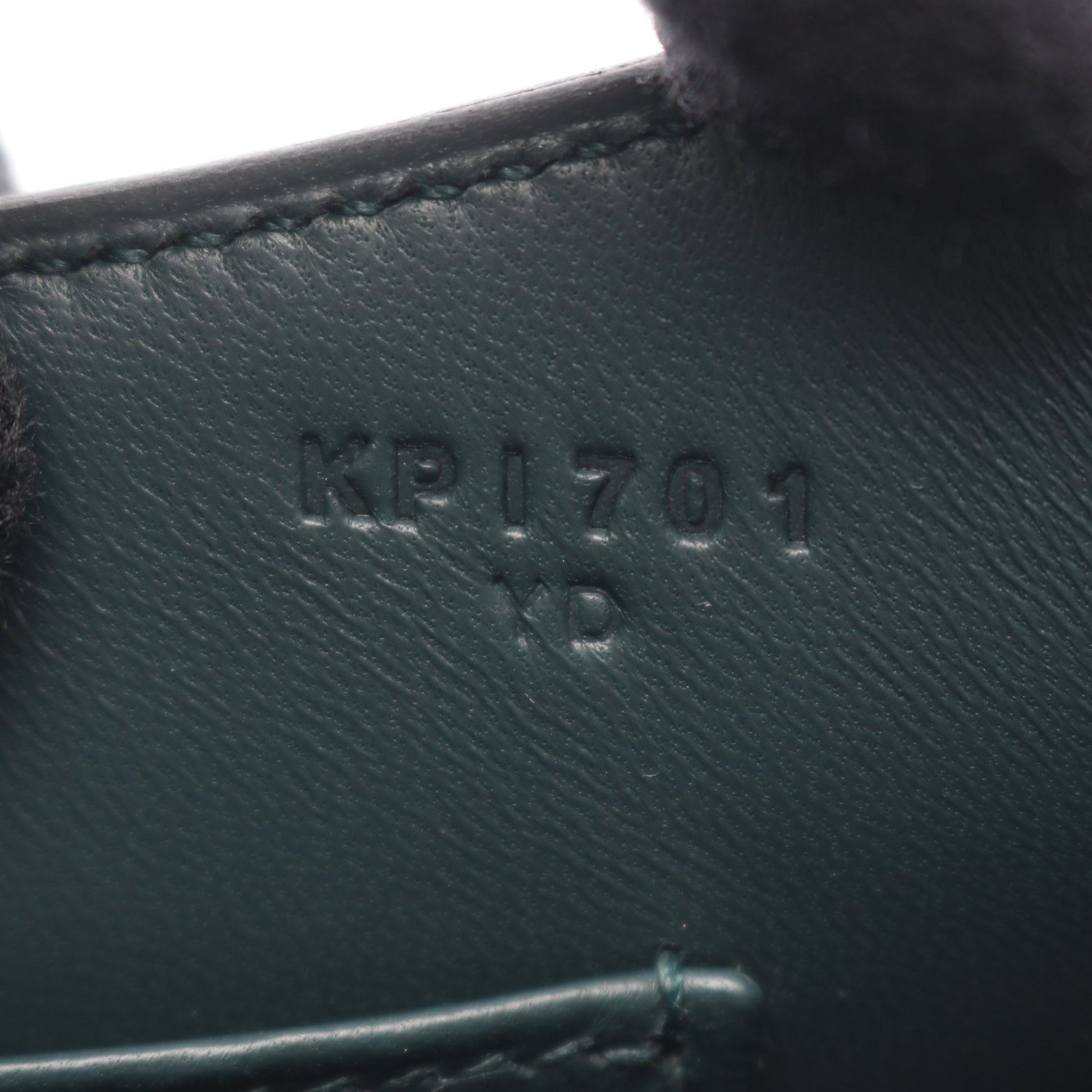 コンスタンスエラン ミロワール ショルダーバッグ シェーブル ダークグリーン シルバー金具 K刻印 エルメス バッグ HERMES