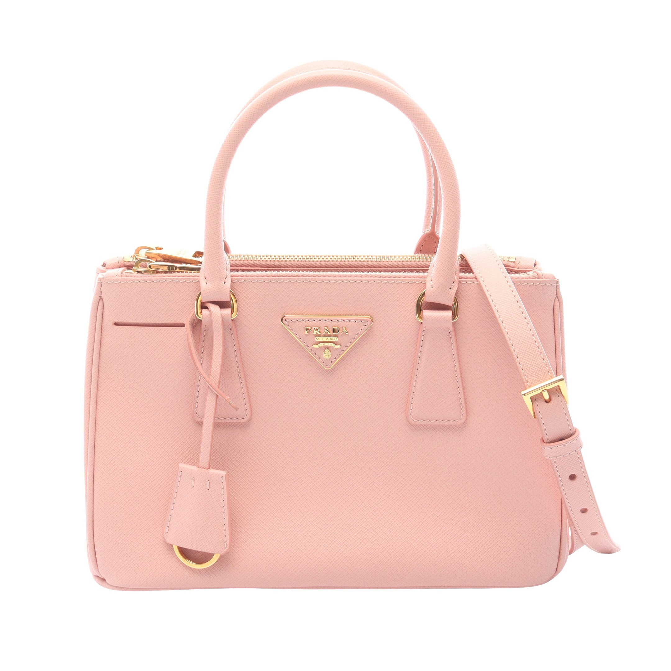 コート　ノアール　シャンパンピンク　ギフトパック SAFFIANO LUX ガレリア 2WAY ハンドバッグ サフィアーノレザー ピンク