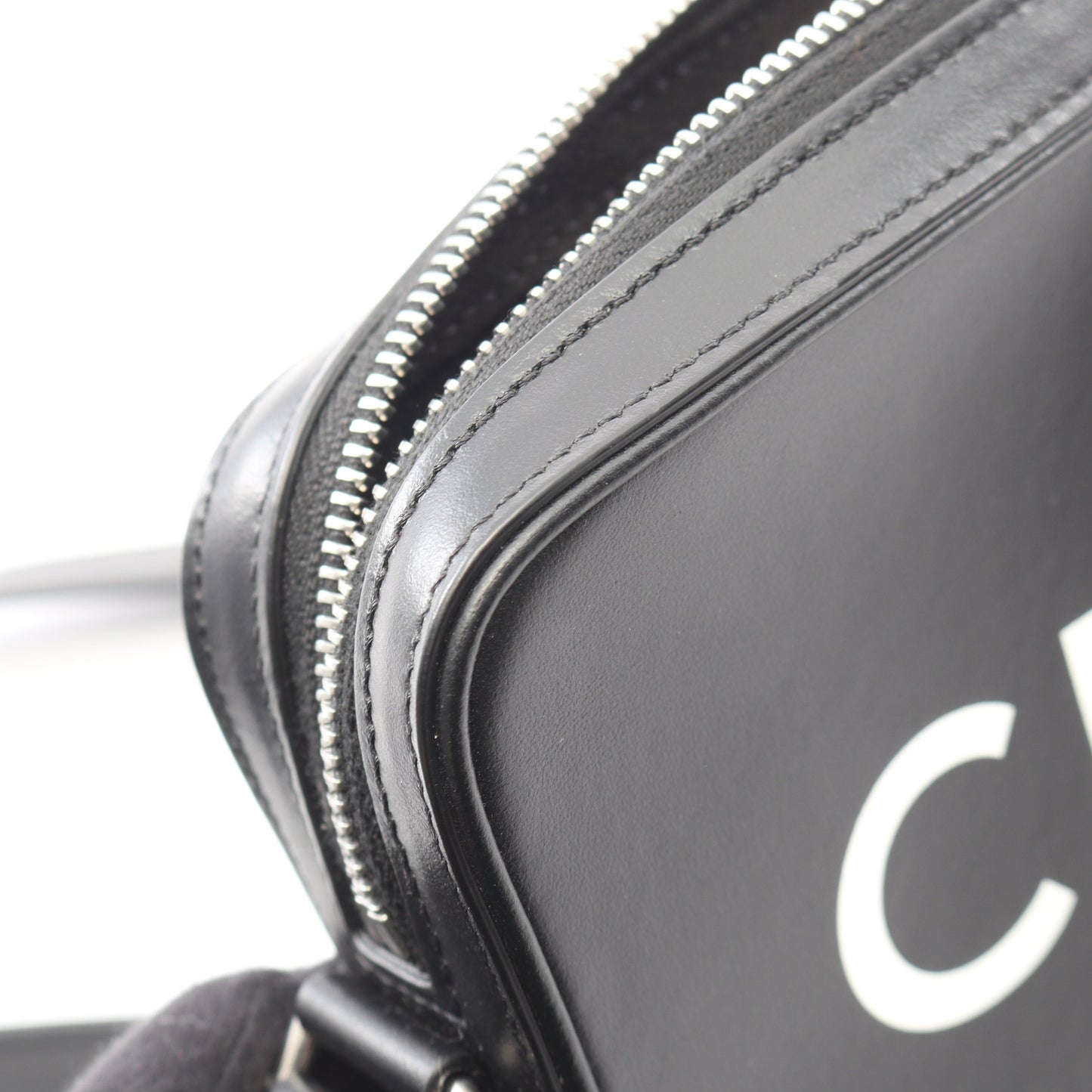ミディアム メッセンジャーバッグ ショルダーバッグ レザー ブラック セリーヌ バッグ CELINE