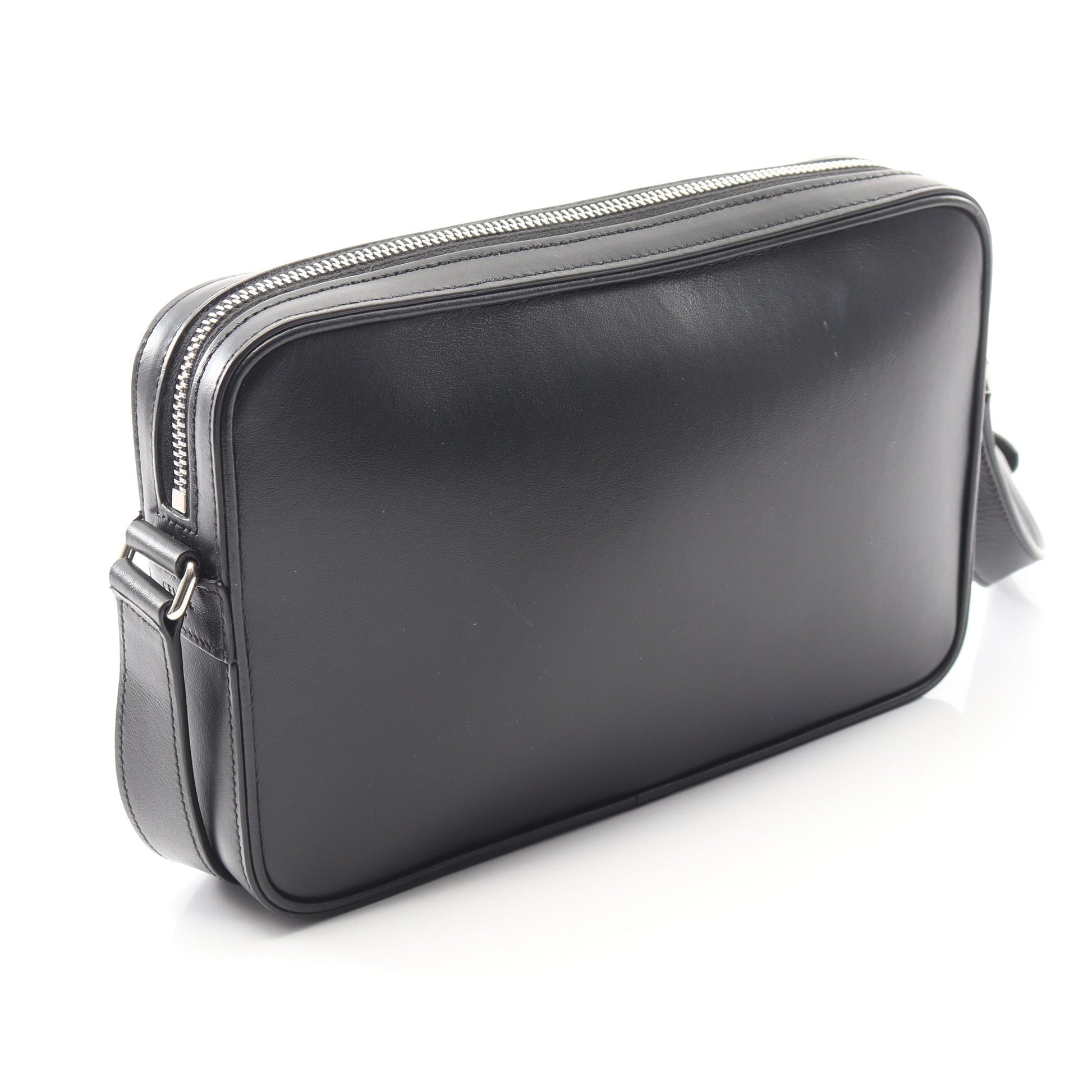 ミディアム メッセンジャーバッグ ショルダーバッグ レザー ブラック セリーヌ バッグ CELINE
