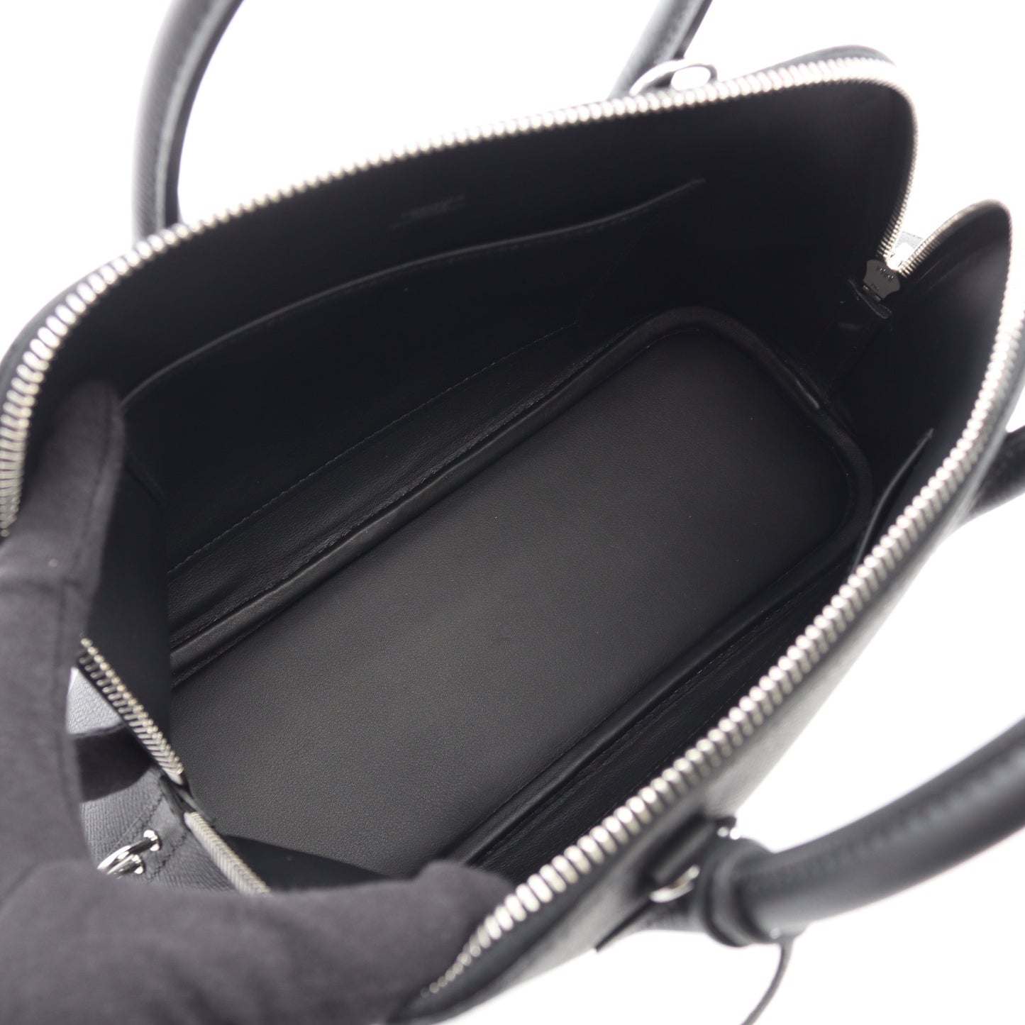 ボリード1923 25 2WAY ハンドバッグ ヴォーエプソン ブラック シルバー金具 G刻印 エルメス バッグ HERMES