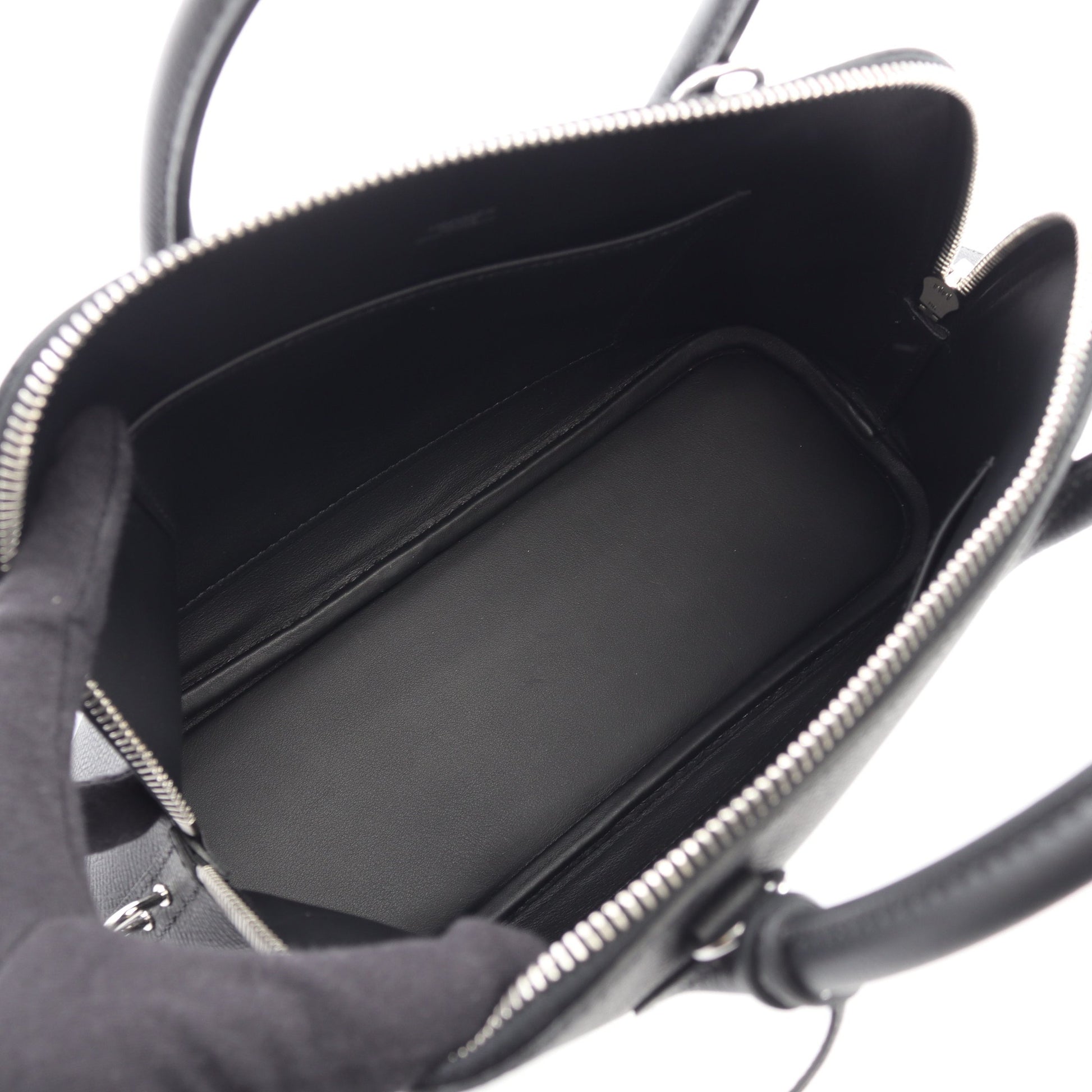 ボリード1923 25 2WAY ハンドバッグ ヴォーエプソン ブラック シルバー金具 G刻印 エルメス バッグ HERMES