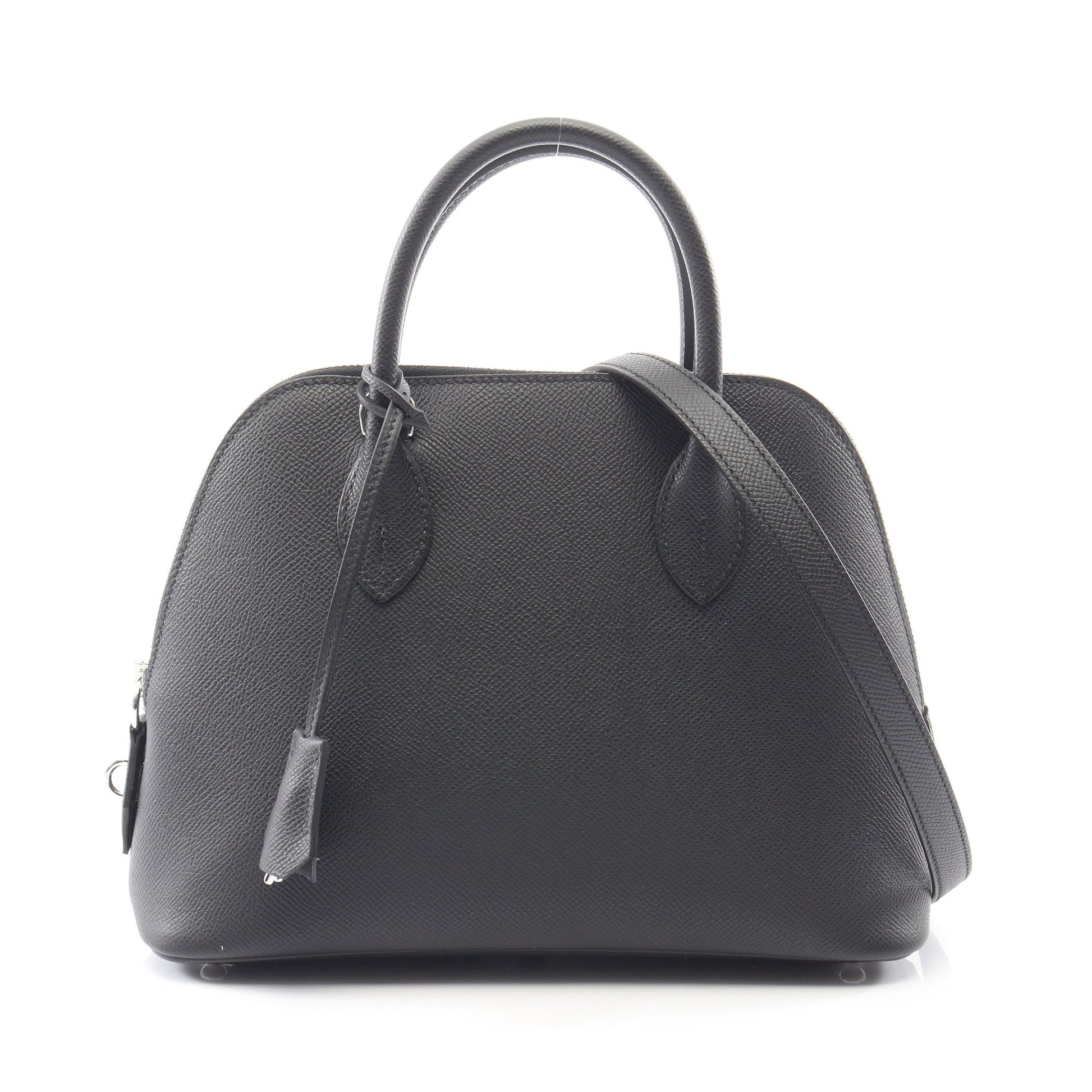ボリード1923 25 2WAY ハンドバッグ ヴォーエプソン ブラック シルバー金具 G刻印 エルメス バッグ HERMES