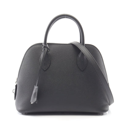 ボリード1923 25 2WAY ハンドバッグ ヴォーエプソン ブラック シルバー金具 G刻印 エルメス バッグ HERMES