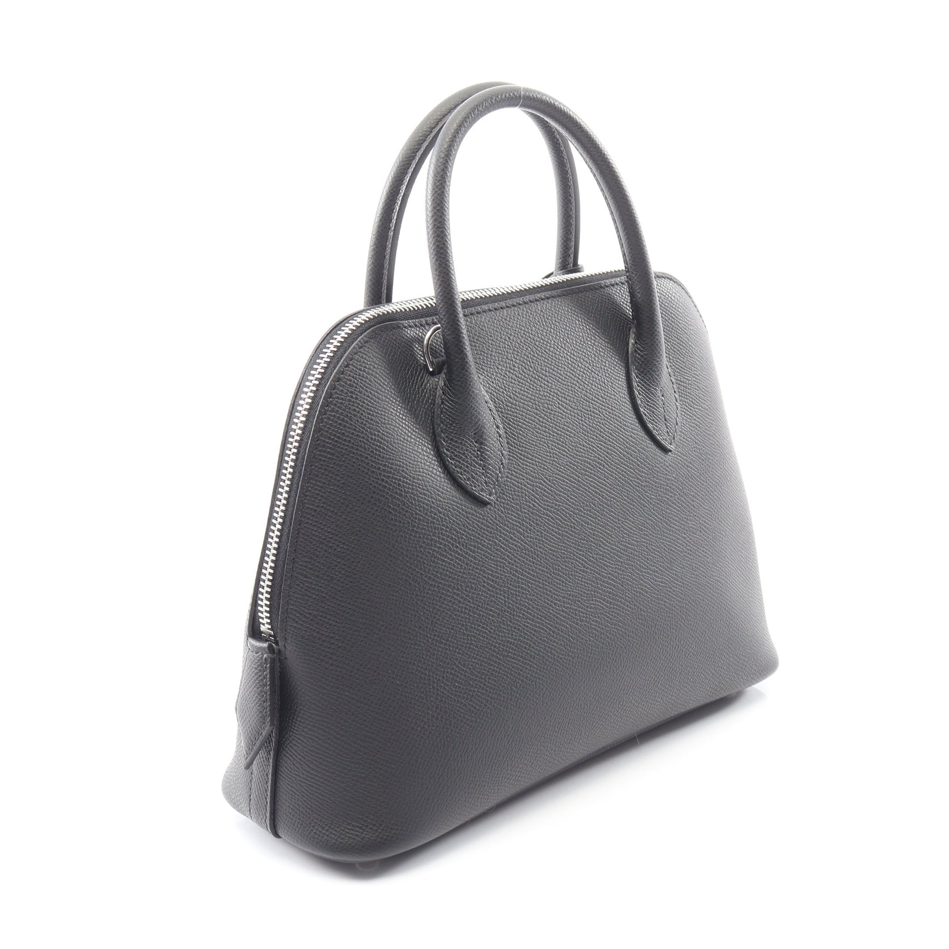 ボリード1923 25 2WAY ハンドバッグ ヴォーエプソン ブラック シルバー金具 G刻印 エルメス バッグ HERMES