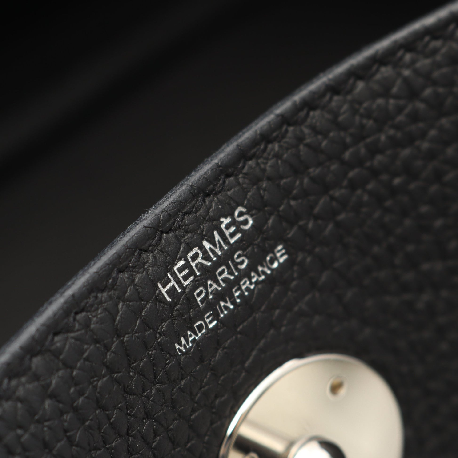 リンディ26 ショルダーバッグ トリヨンクレマンス ブラック シルバー金具 U刻印 エルメス バッグ HERMES
