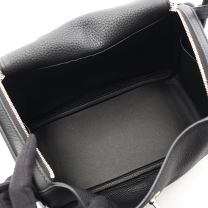 リンディ26 ショルダーバッグ トリヨンクレマンス ブラック シルバー金具 U刻印 エルメス バッグ HERMES
