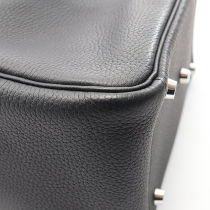 リンディ26 ショルダーバッグ トリヨンクレマンス ブラック シルバー金具 U刻印 エルメス バッグ HERMES