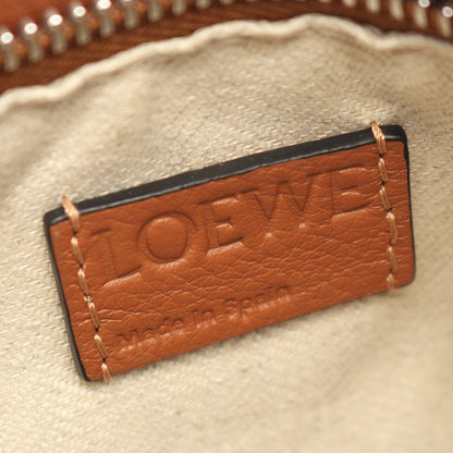 PUZZLE BAG SMALL パズルバッグ スモール 2WAY ハンドバッグ レザー ブラウン ロエベ バッグ LOEWE
