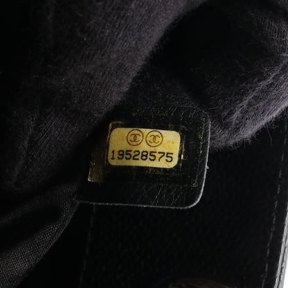 マトラッセ グランドショッピング GST チェーンショルダーバッグ チェーントートバッグ キャビアスキン ブラック ゴールド金具 シャネル バッグ CHANEL