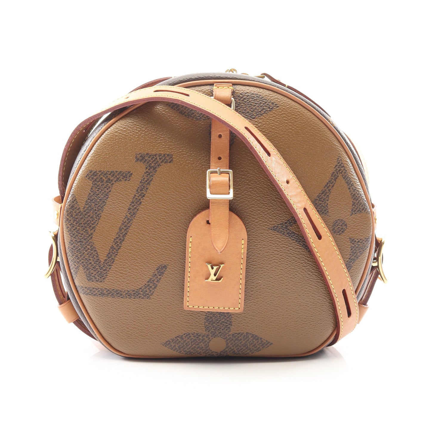 ボワット シャポー スープル モノグラムジャイアント リバース ショルダーバッグ PVC レザー ブラウン ルイヴィトン バッグ LOUIS VUITTON