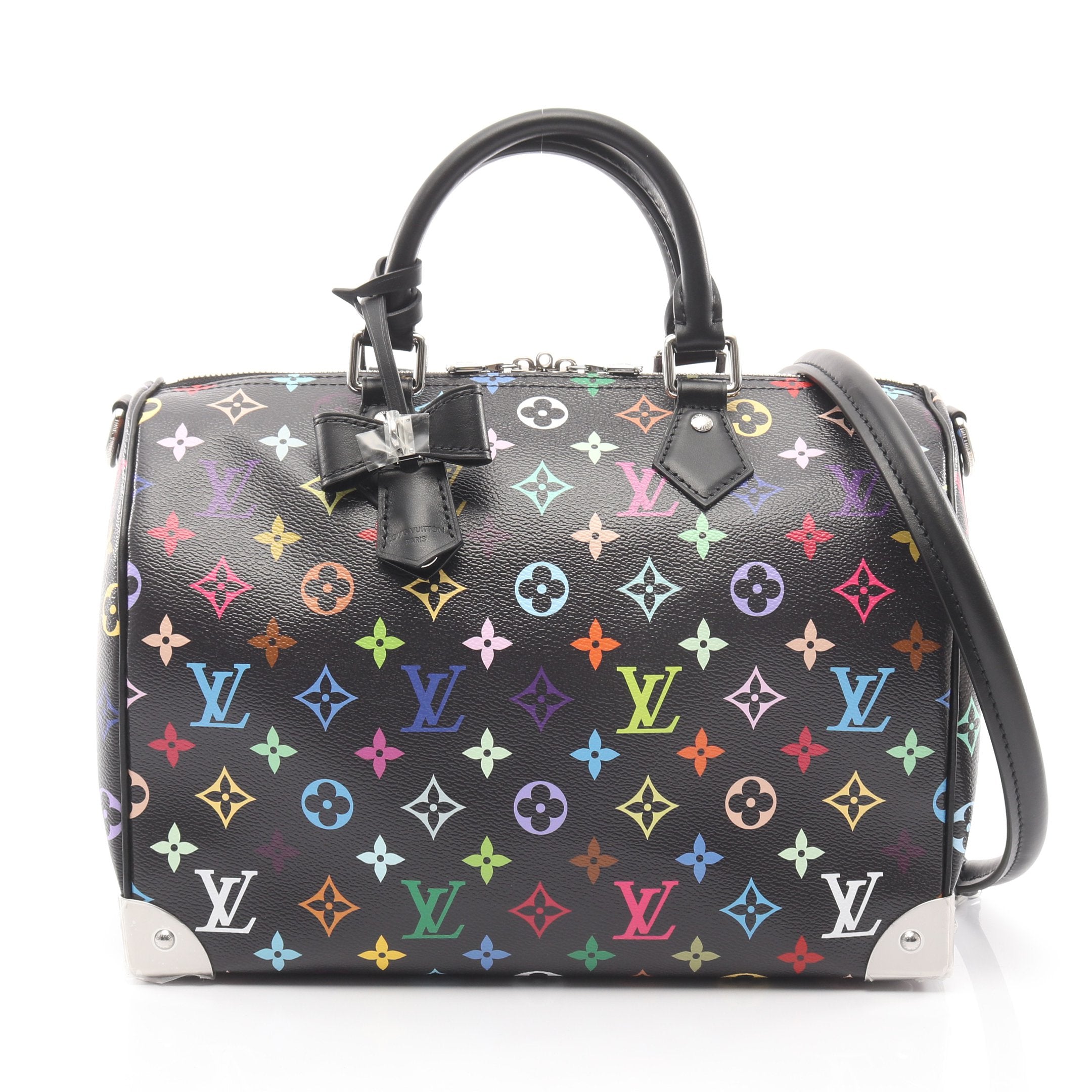 LV × TM スピーディバンドリエール30 モノグラムマルチカラー ノワール
