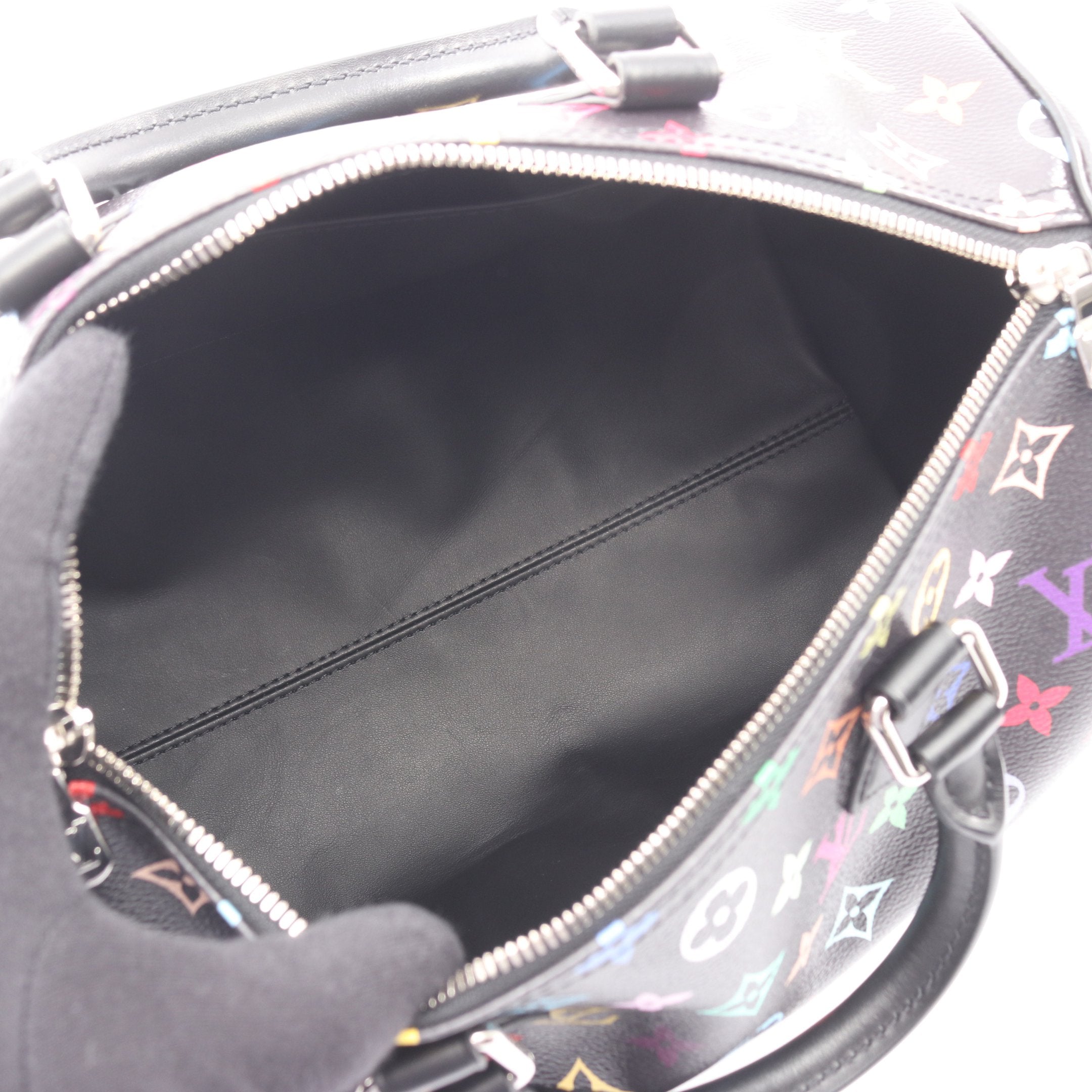 LV × TM スピーディバンドリエール30 モノグラムマルチカラー ノワール