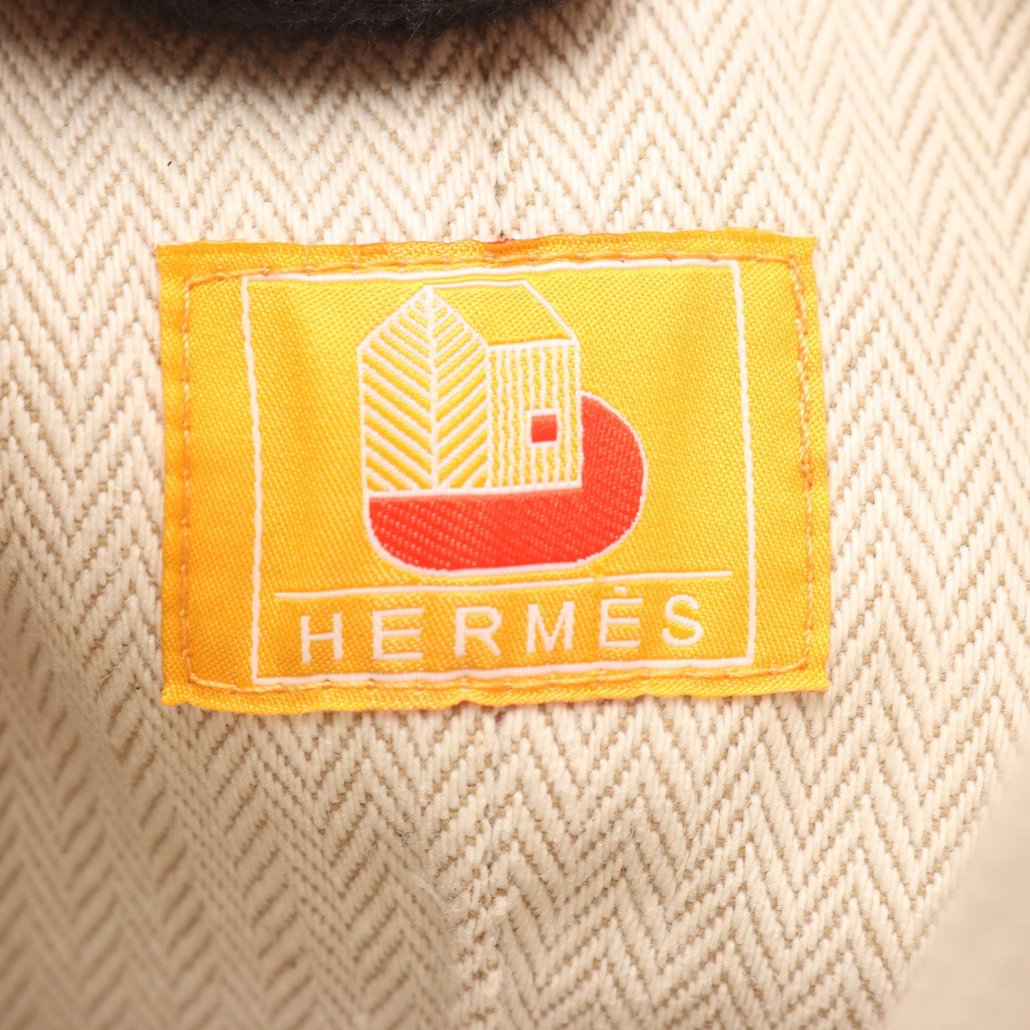 エポペ ダッフルバッグ キッズ ショルダーバッグ ウール オレンジ マルチカラー シルバー金具 エルメス バッグ HERMES