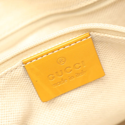 スーキー GGキャンバス 2WAY ハンドバッグ キャンバス レザー ベージュ イエローブラウン グッチ バッグ GUCCI