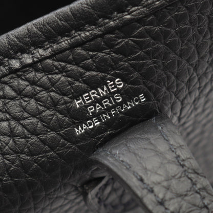 エヴリンTPM アマゾン ショルダーバッグ トリヨンクレマンス ブラック シルバー金具 K刻印 エルメス バッグ HERMES