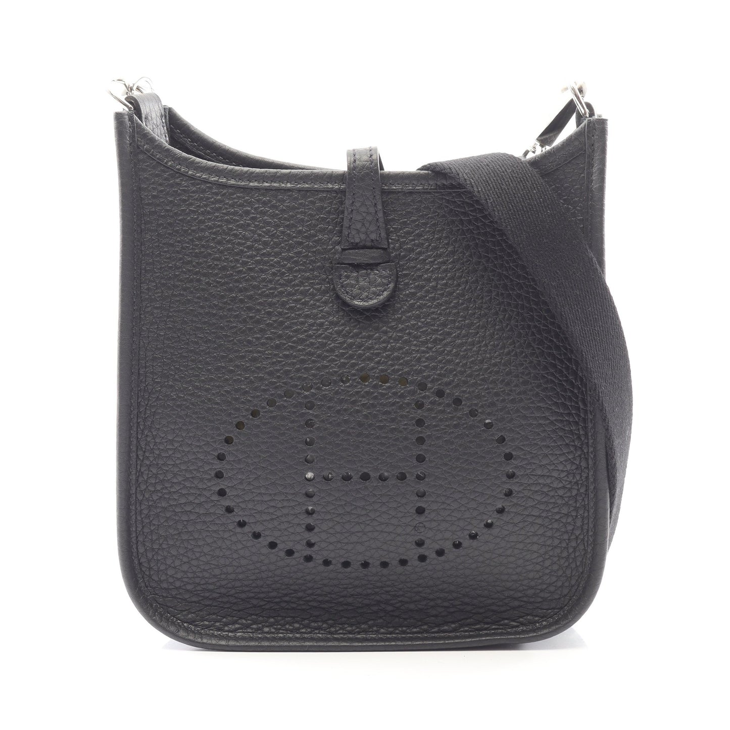 エヴリンTPM アマゾン ショルダーバッグ トリヨンクレマンス ブラック シルバー金具 K刻印 エルメス バッグ HERMES