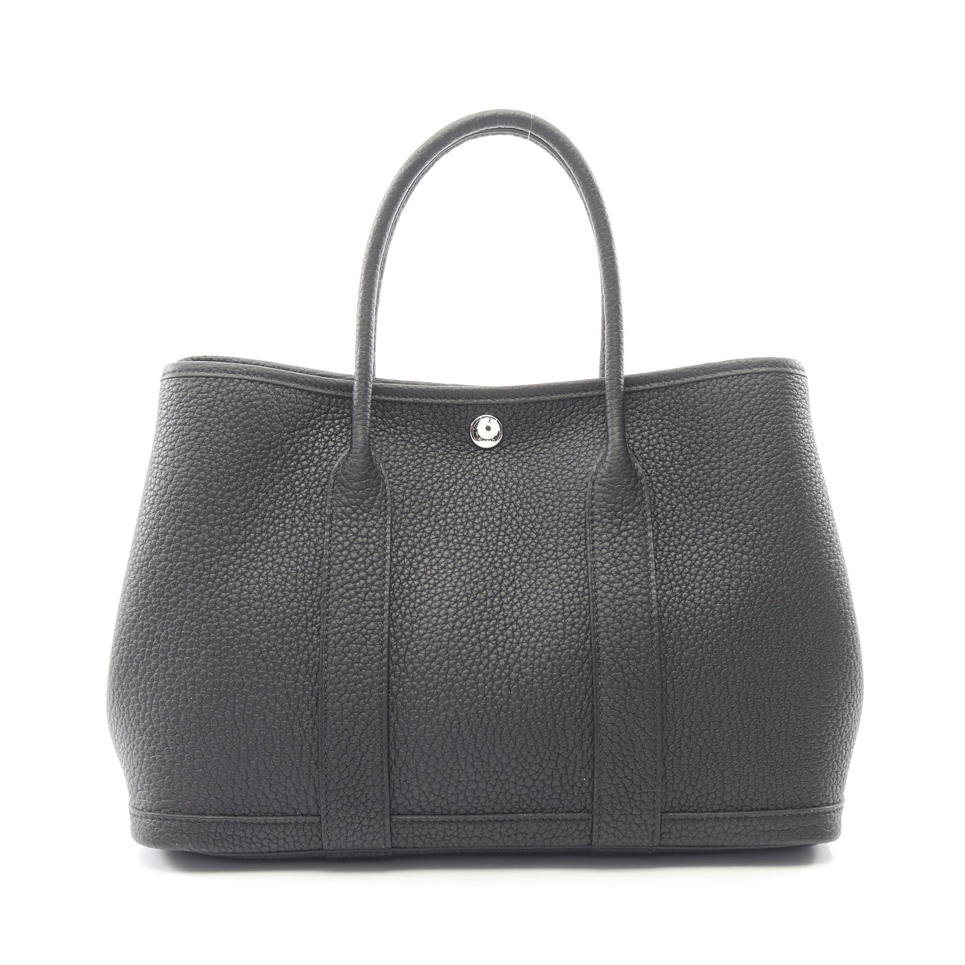 ガーデンパーティTPM ハンドバッグ トートバッグ ネゴンダ ブラック シルバー金具 G刻印 エルメス バッグ HERMES