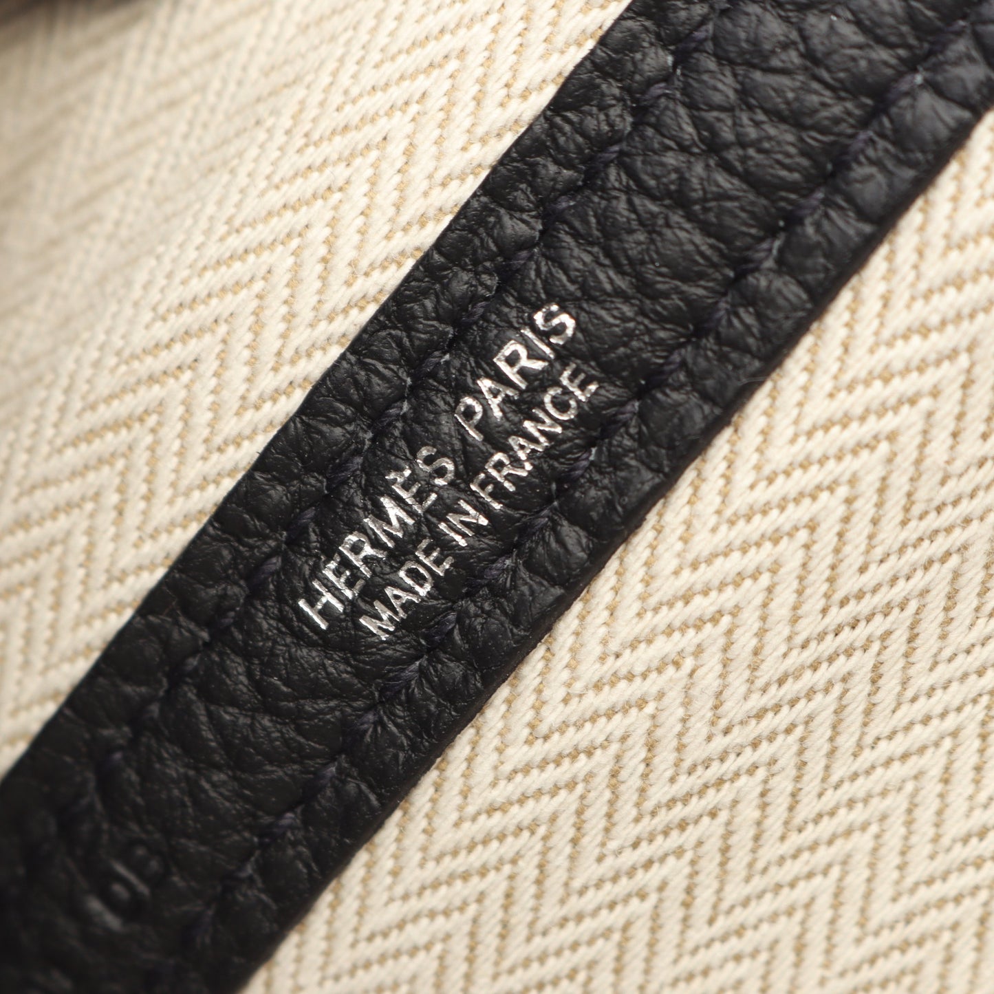 ガーデンパーティTPM ハンドバッグ トートバッグ ネゴンダ ブラック シルバー金具 G刻印 エルメス バッグ HERMES