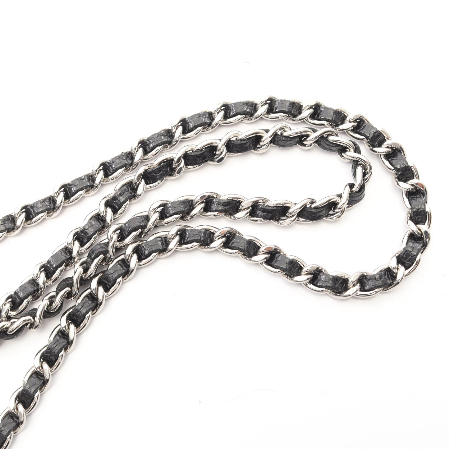 マトラッセ チェーンウォレット キャビアスキン ブラック シルバー金具 シャネル バッグ CHANEL