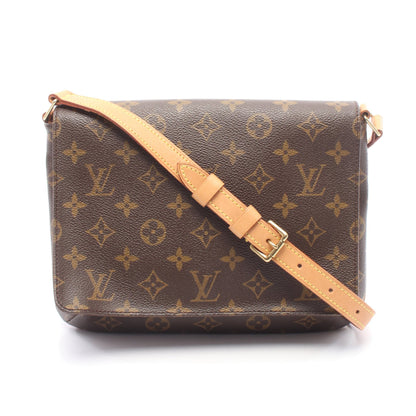 ミュゼットタンゴ ショートストラップ モノグラム ショルダーバッグ PVC レザー ブラウン ルイヴィトン バッグ LOUIS VUITTON