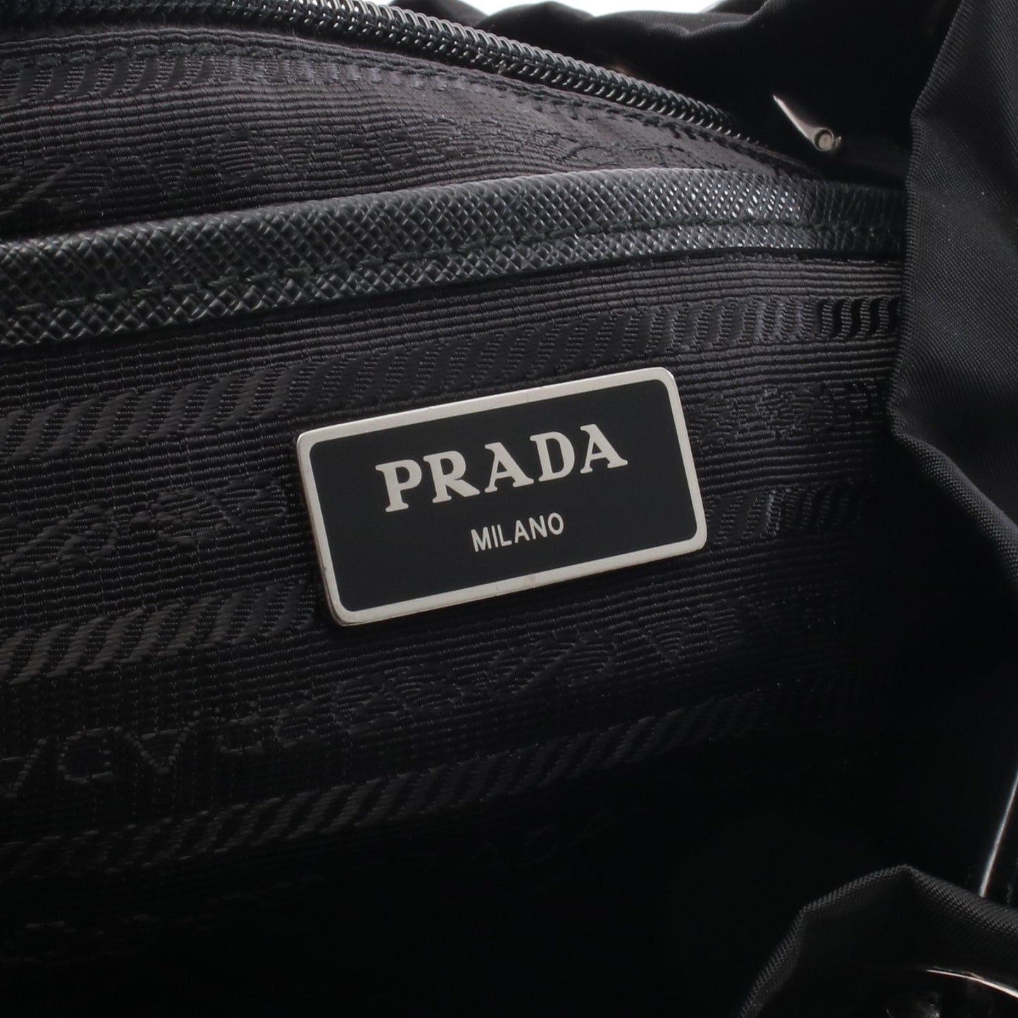 TESSUTO ROBOT バックパック リュックサック ナイロン レザー ブラック ピンク ホワイト プラダ バッグ PRADA