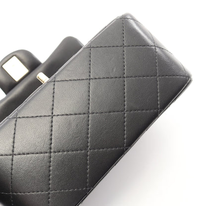ミニマトラッセ チェーンショルダーバッグ ラムスキン ブラック ゴールド金具 シャネル バッグ CHANEL