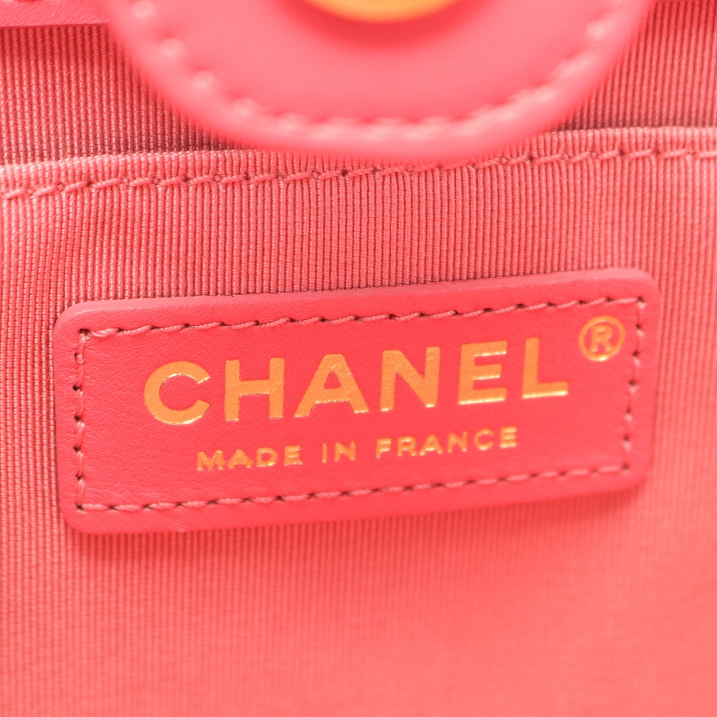 マトラッセ ココマーク チェーンショルダーバッグ ラムスキン ピンク ゴールド金具 シャネル バッグ CHANEL