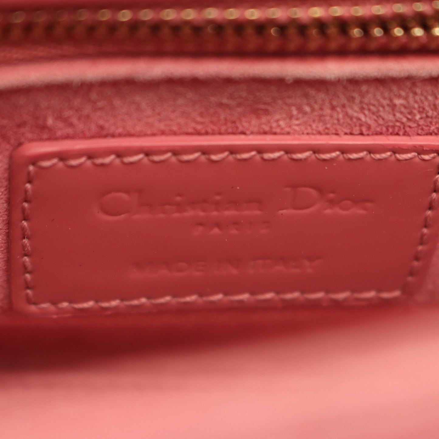 レディディオール ミニ カナージュ 2WAY ハンドバッグ エナメルレザー ピンク クリスチャンディオール バッグ Christian Dior