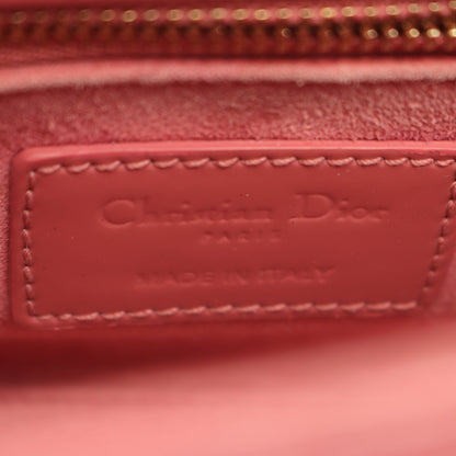 レディディオール ミニ カナージュ 2WAY ハンドバッグ エナメルレザー ピンク クリスチャンディオール バッグ Christian Dior