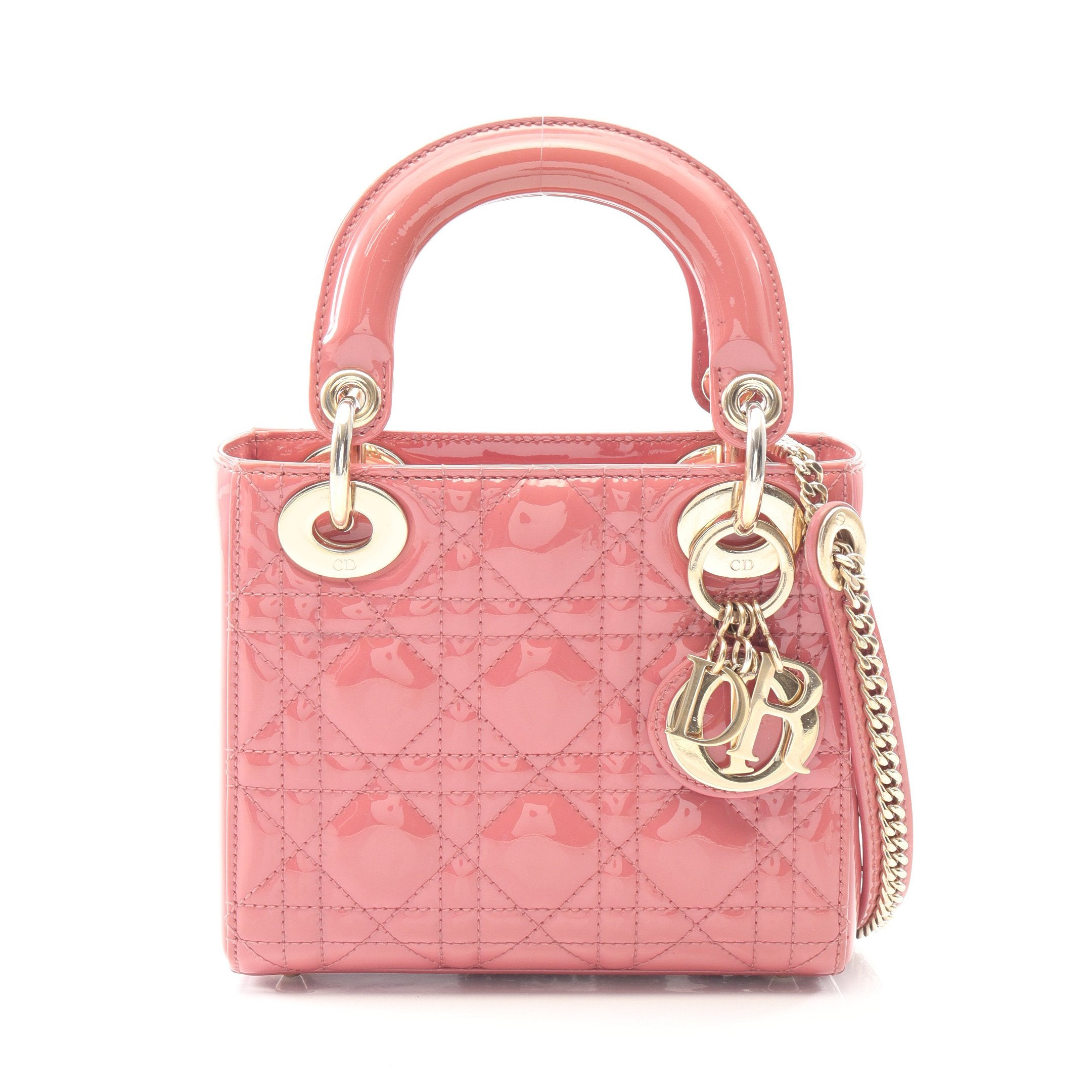 ABA11-6 クリスチャンディオール LADY DIOR カナージュ エナメル Christian Dior ディオール レディディオール カナージュ エナメル