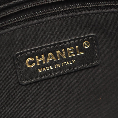 マトラッセ チェーンショルダーバッグ キャビアスキン ブラック ゴールド金具 シャネル バッグ CHANEL