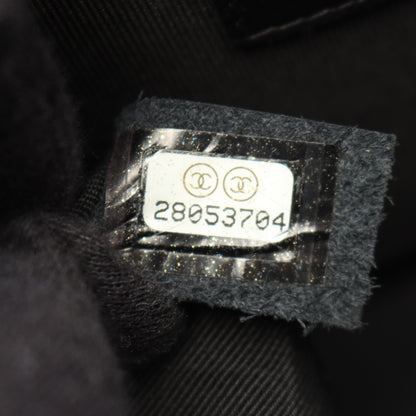 Vステッチ シェブロン フルフラップ Wチェーンショルダーバッグ ラムスキン ブラック ゴールド金具 シャネル バッグ CHANEL