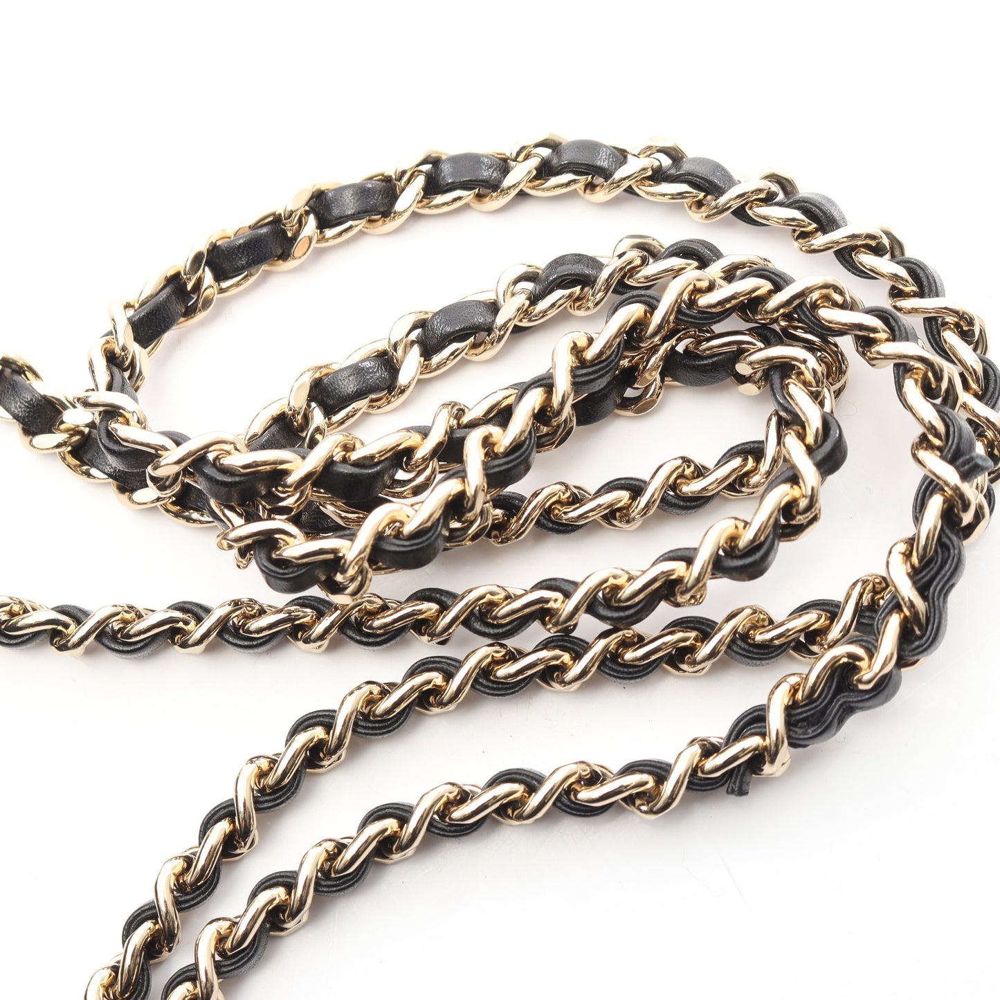 Vステッチ シェブロン フルフラップ Wチェーンショルダーバッグ ラムスキン ブラック ゴールド金具 シャネル バッグ CHANEL