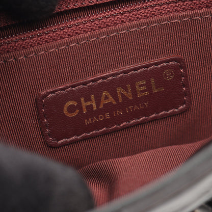 マトラッセ 2WAY チェーンショルダーバッグ レザー ブラック ゴールド金具 シャネル バッグ CHANEL