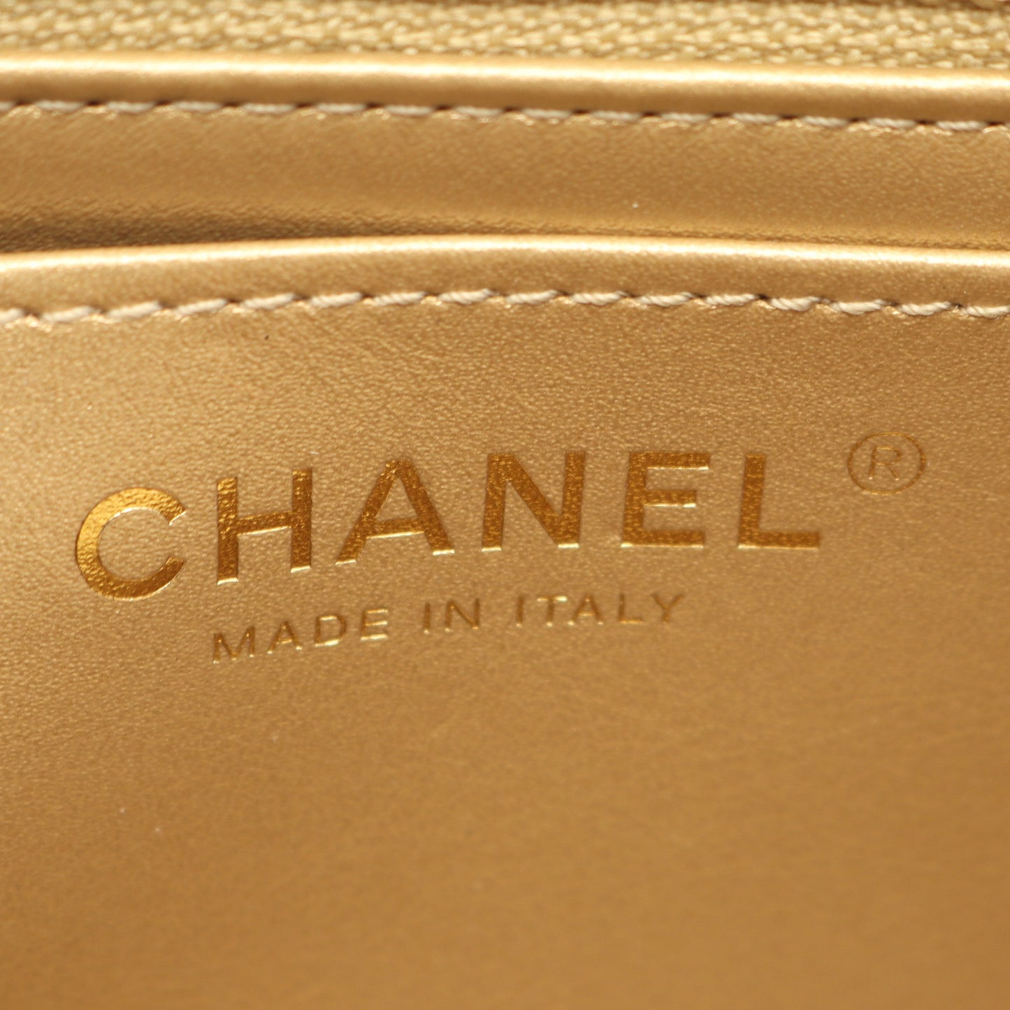 マトラッセ チェーンショルダーバッグ ラムスキン ブルー ゴールド金具 シャネル バッグ CHANEL