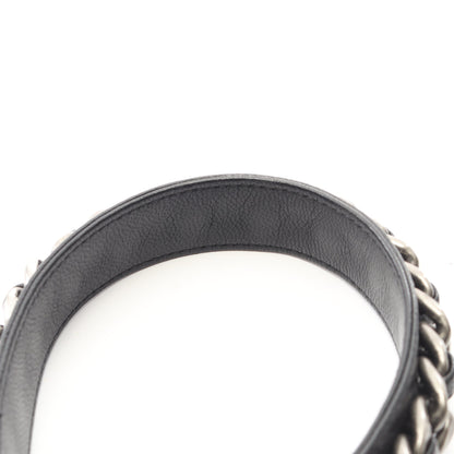 シャネル19 マトラッセ コンビ金具 2WAY チェーンショルダーバッグ ラムスキン ブラック シャネル バッグ CHANEL