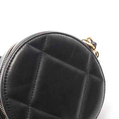 シャネル19 マトラッセ コンビ金具 2WAY チェーンショルダーバッグ ラムスキン ブラック シャネル バッグ CHANEL