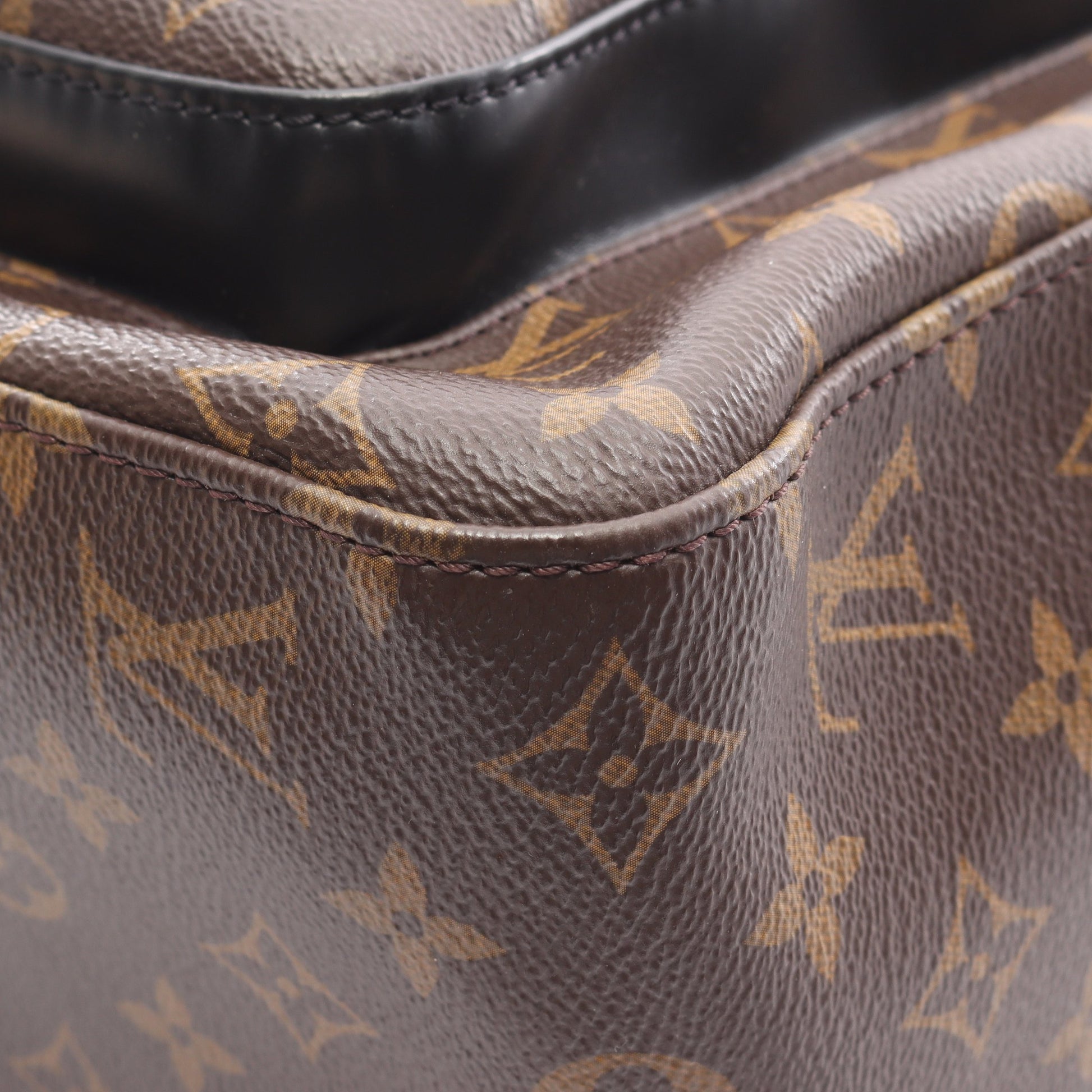 ジョッシュ モノグラムマカサー バックパック リュックサック PVC レザー ブラウン ブラック ルイヴィトン バッグ LOUIS VUITTON