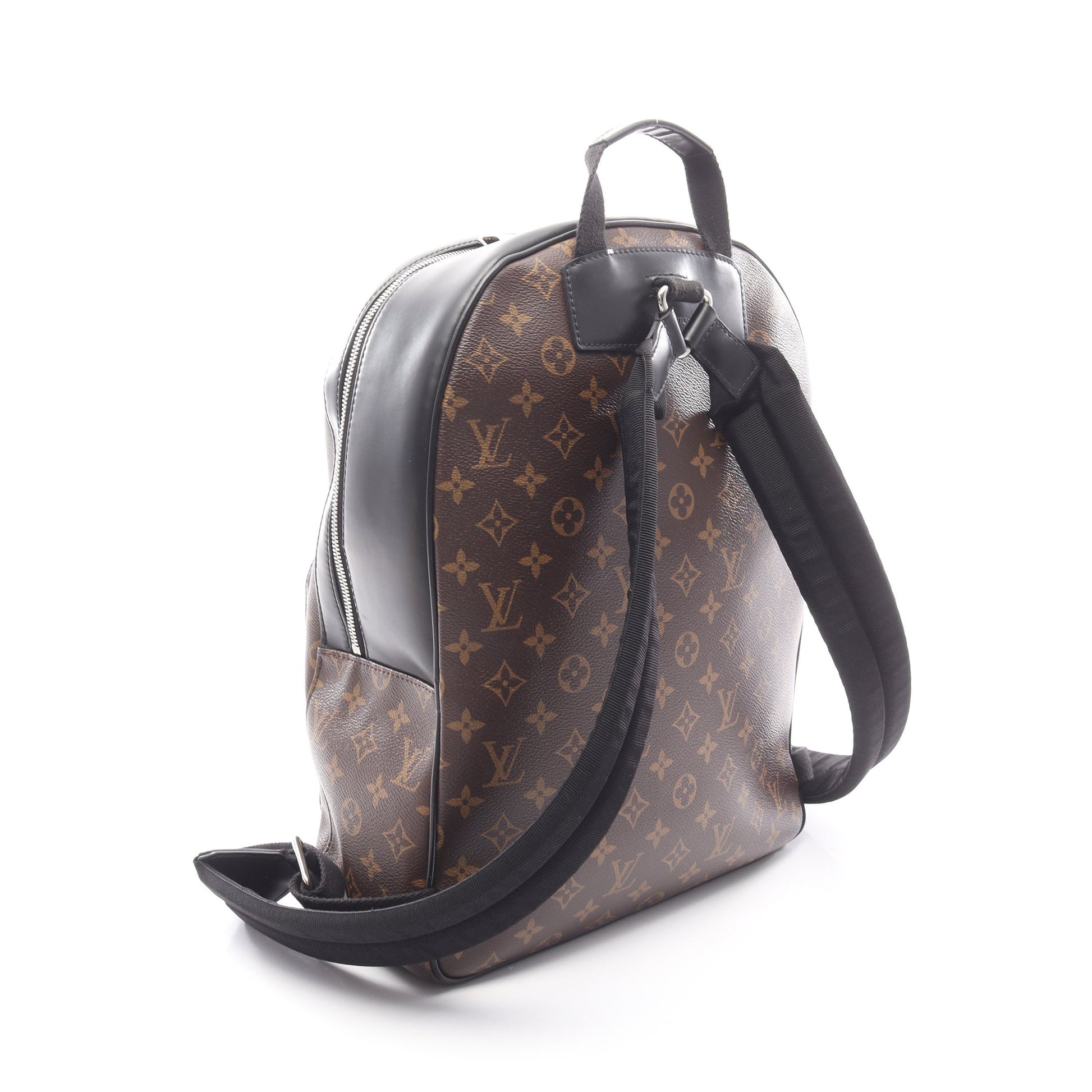 ジョッシュ モノグラムマカサー バックパック リュックサック PVC レザー ブラウン ブラック ルイヴィトン バッグ LOUIS VUITTON