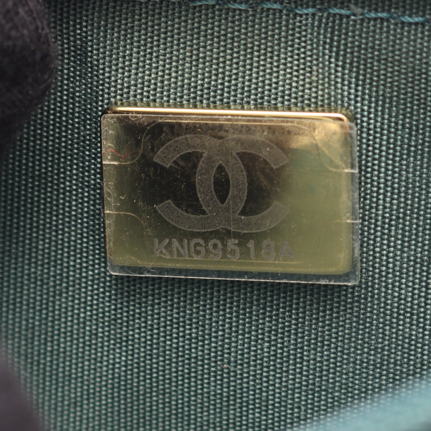 マトラッセ チェーンウォレット レザー グリーン ゴールド金具 シャネル バッグ CHANEL