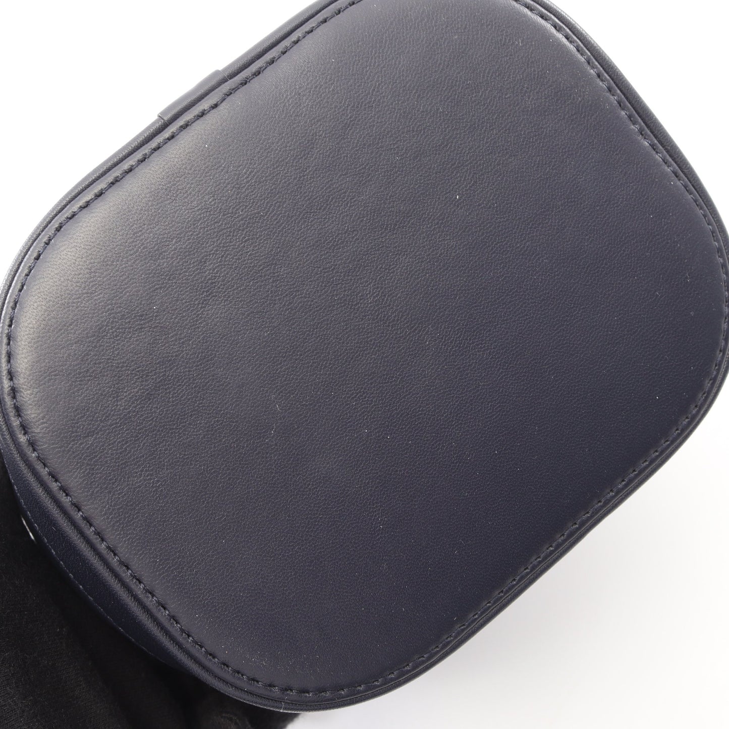 ココマーク 2WAY チェーンショルダーバッグ バニティバッグ ラムスキン ネイビー ゴールド金具 シャネル バッグ CHANEL