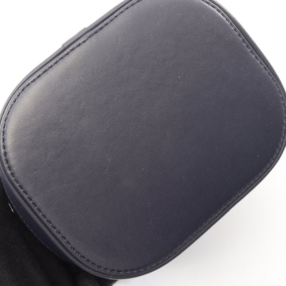 ココマーク 2WAY チェーンショルダーバッグ バニティバッグ ラムスキン ネイビー ゴールド金具 シャネル バッグ CHANEL