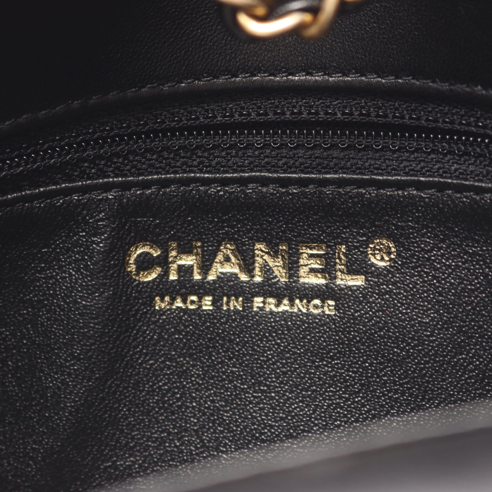 マトラッセ 2WAY チェーンショルダーバッグ ラムスキン ブラック ゴールド金具 シャネル バッグ CHANEL